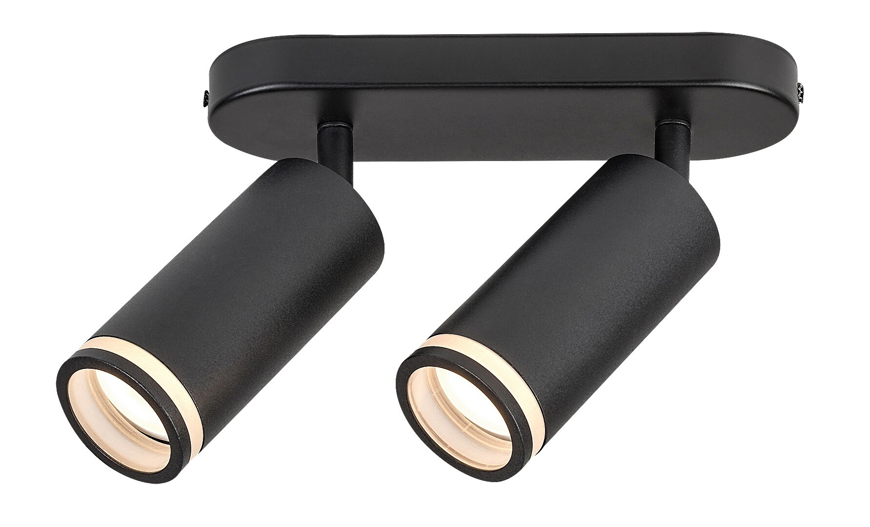 ILUMINAT - Spot aplicat reglabil Rabalux Senobia GU10 GU10 2x MAX 35W   aluminiu black stil modern 230V, 50Hz IP20 73034