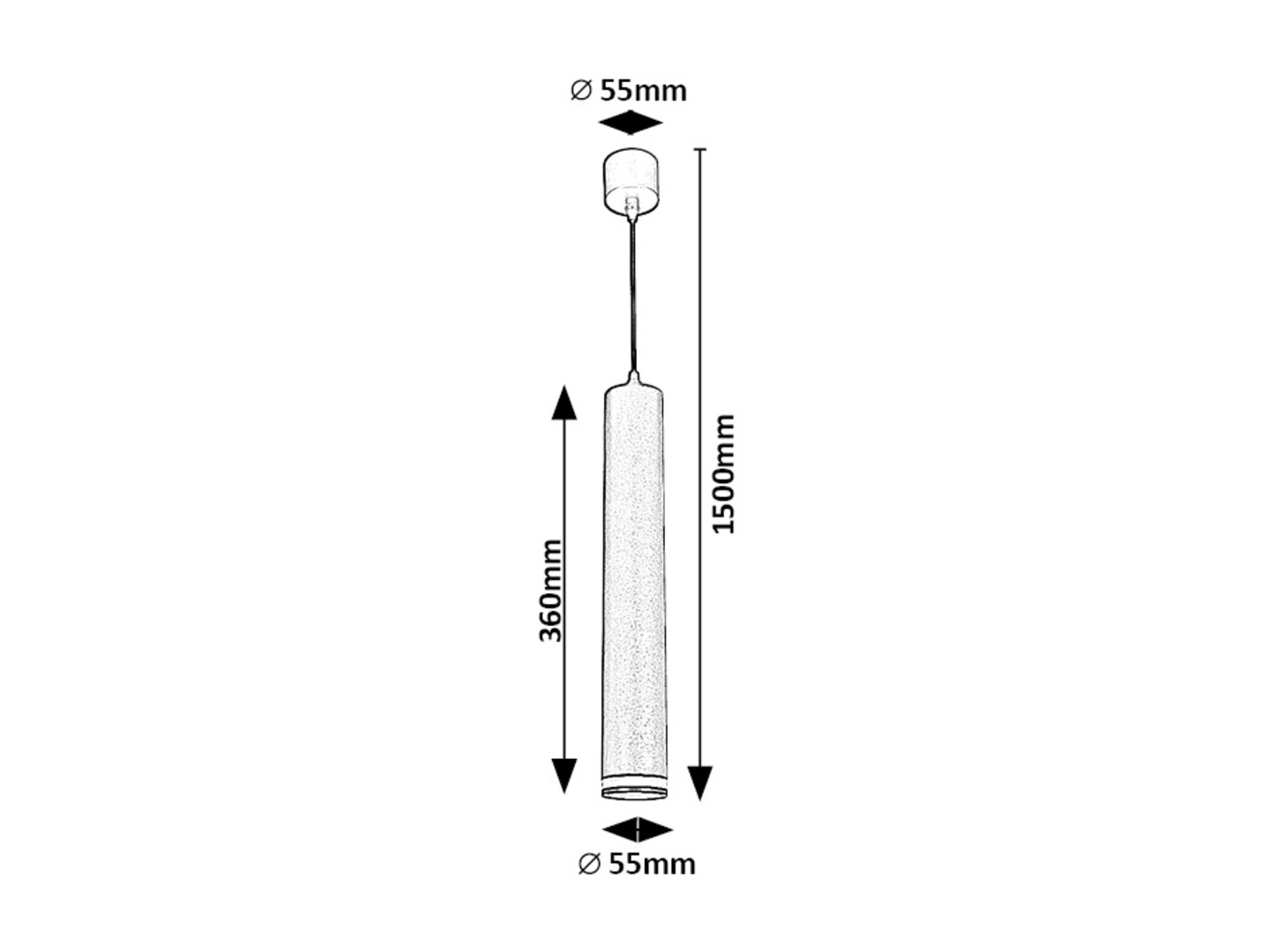 Pendul Rabalux Senobia GU10 GU10 1X MAX 5W   aluminiu black stil modern 230V, 50Hz IP20 73036 [5]