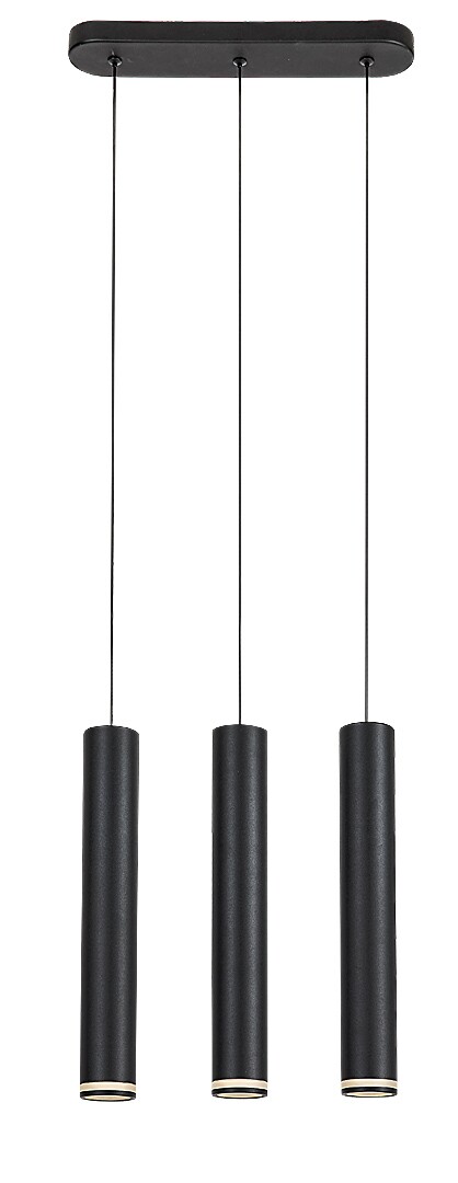 Lustra Rabalux Senobia GU10 GU10 3X MAX 5W   aluminiu black stil modern 230V, 50Hz IP20 73037 [1]