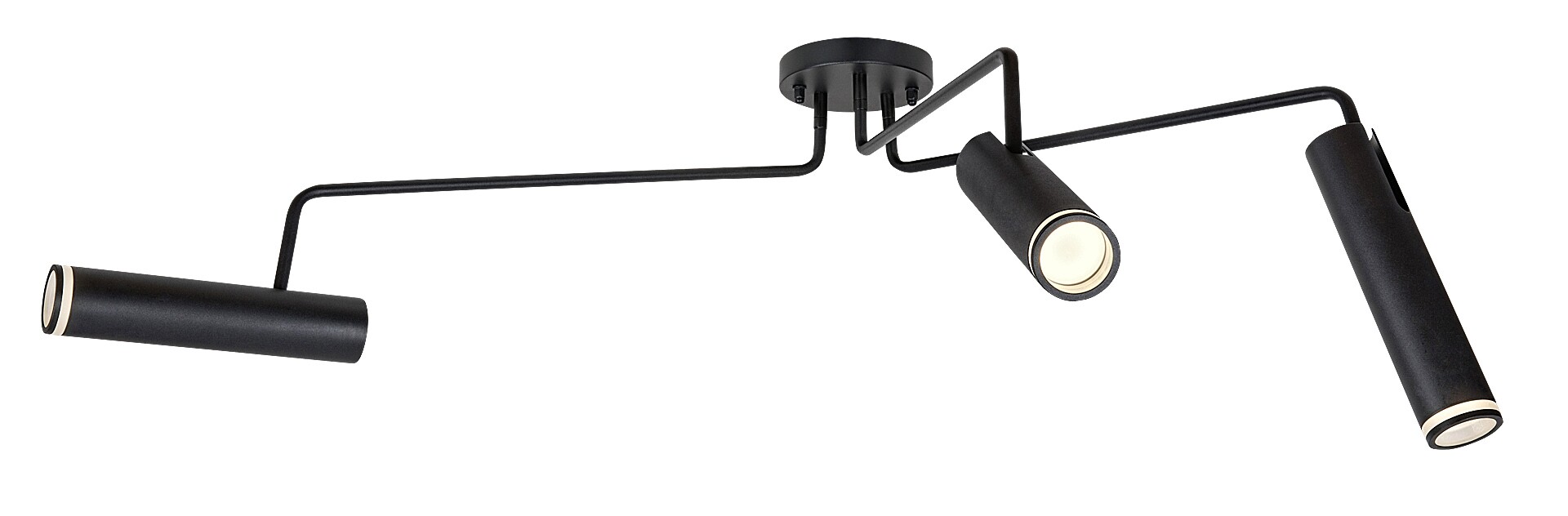 Lustra Rabalux Senobia GU10 GU10 3x MAX 35W   aluminiu black stil modern 230V, 50Hz IP20 73039 [1]