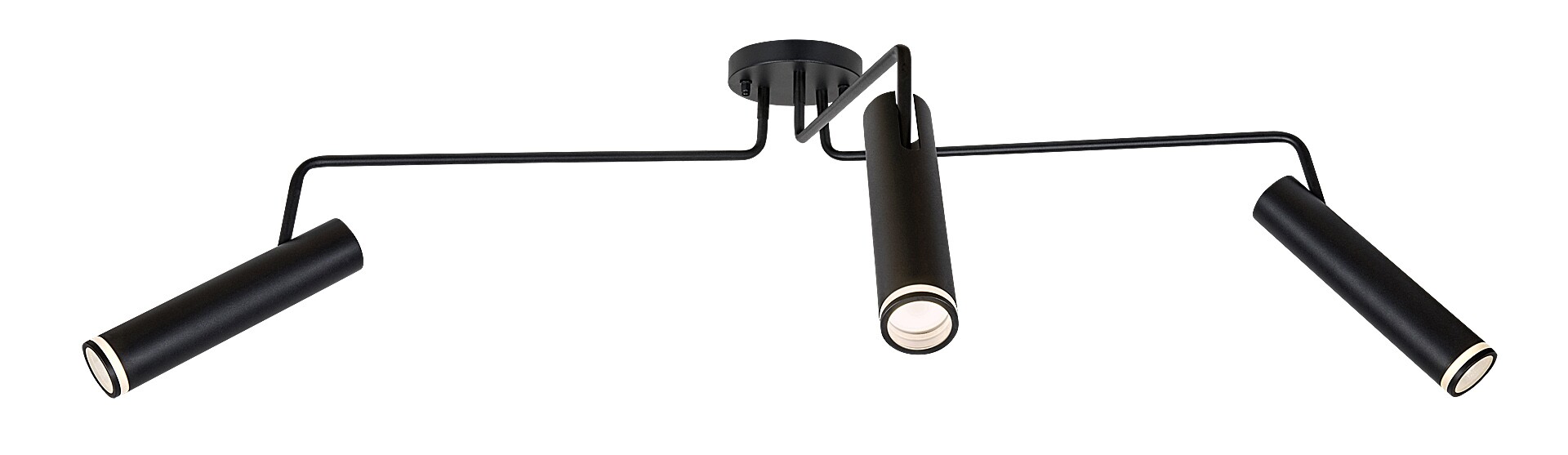 ILUMINAT - Lustra Rabalux Senobia GU10 GU10 3x MAX 35W   aluminiu black stil modern 230V, 50Hz IP20 73039