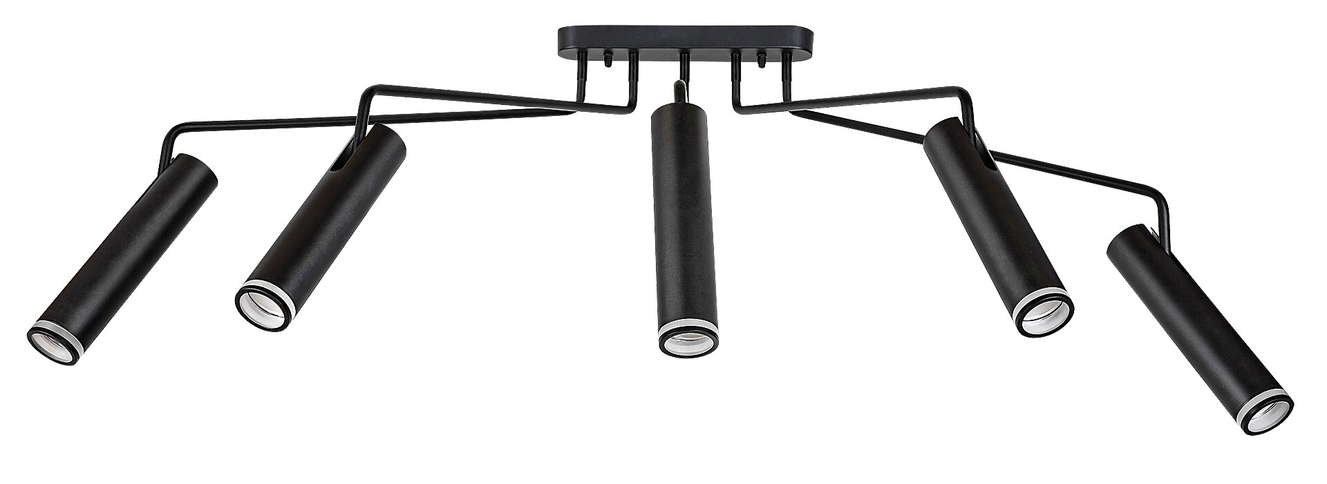 Lustra Rabalux Senobia GU10 GU10 5x MAX 35W   aluminiu black stil modern 230V, 50Hz IP20 73040 [1]