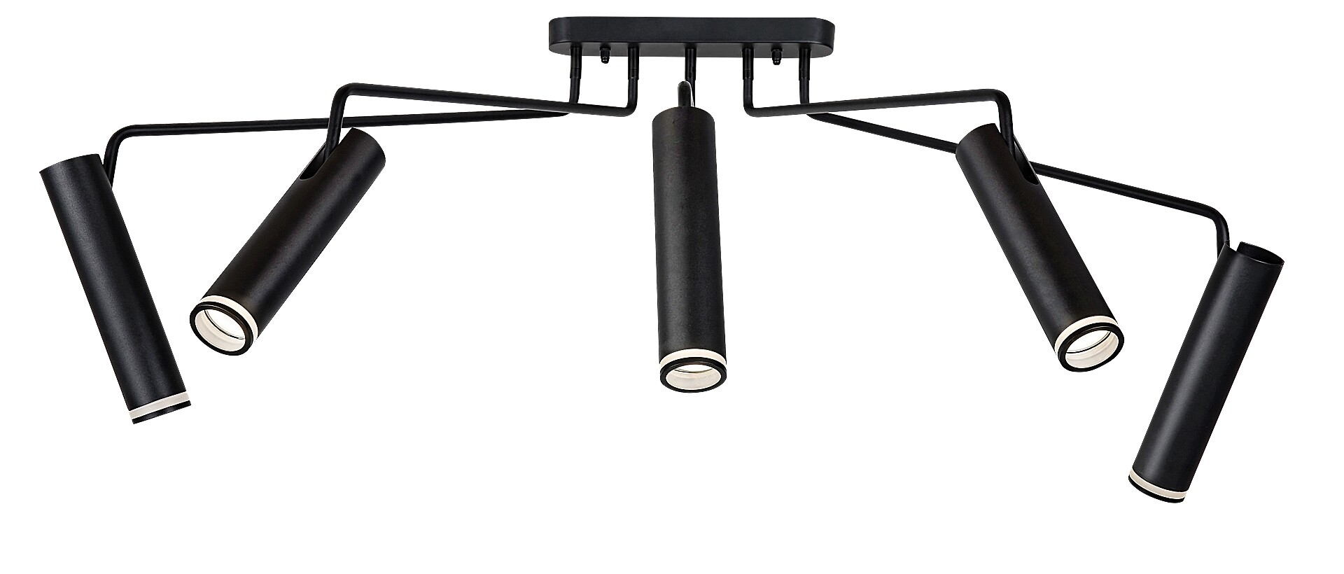 ILUMINAT - Lustra Rabalux Senobia GU10 GU10 5x MAX 35W   aluminiu black stil modern 230V, 50Hz IP20 73040