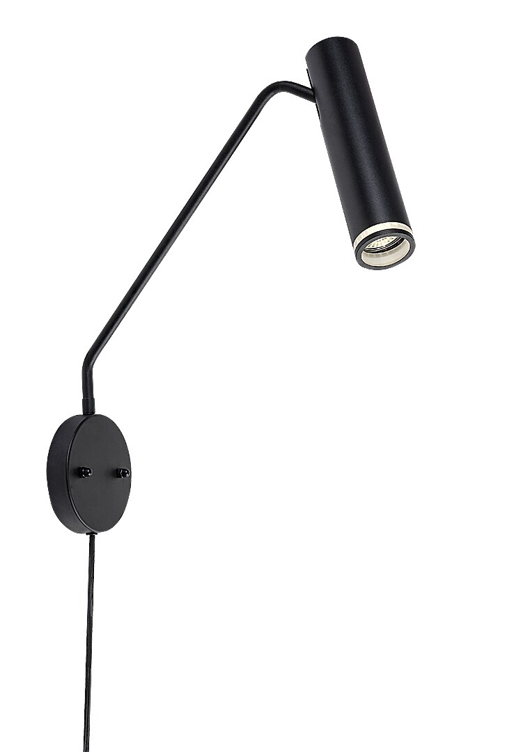 Aplica Rabalux Senobia GU10 GU10 1x MAX 35W   aluminiu black stil modern 230V, 50Hz IP20 73041 [2]