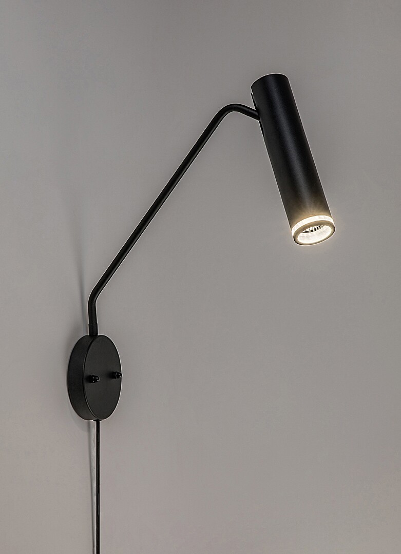 Aplica Rabalux Senobia GU10 GU10 1x MAX 35W   aluminiu black stil modern 230V, 50Hz IP20 73041 [3]