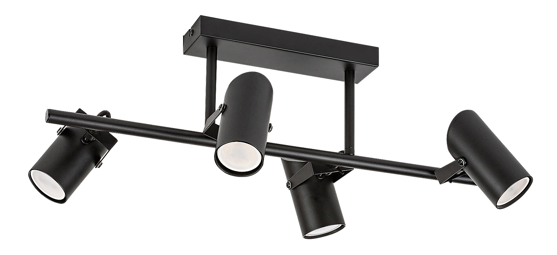Plafoniera Rabalux Maximilian GU10 GU10 4x MAX 25W   metal mat black stil industrial 230V, 50Hz IP20 73044 [3]