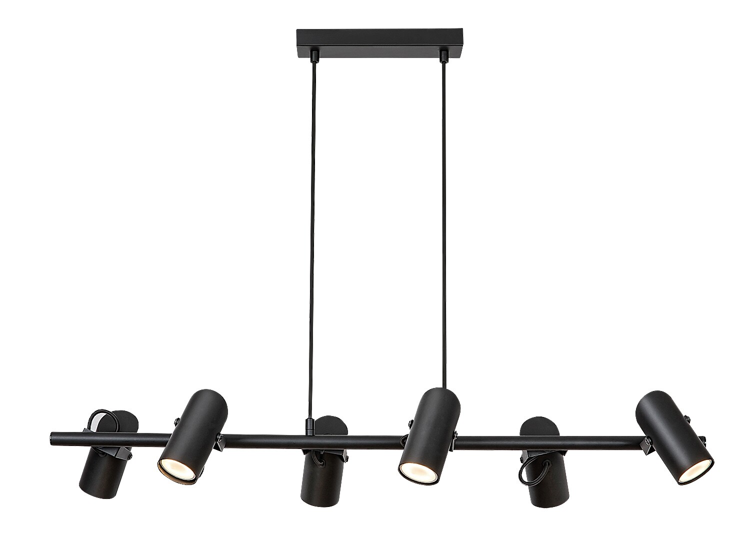 Lustra Rabalux Maximilian GU10 GU10 6x MAX 25W   metal mat black stil industrial 230V, 50Hz IP20 73045 [1]