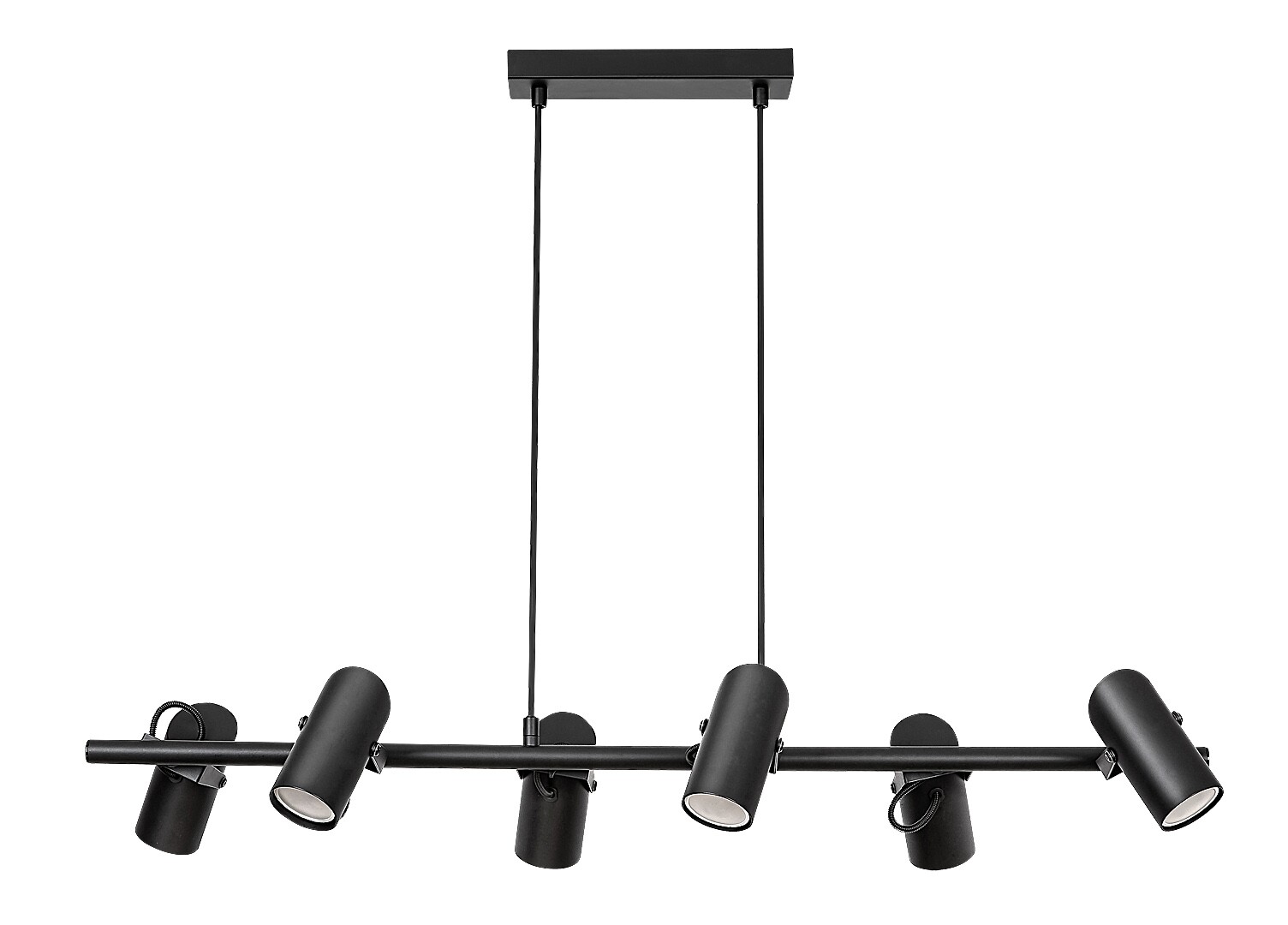 Lustra Rabalux Maximilian GU10 GU10 6x MAX 25W   metal mat black stil industrial 230V, 50Hz IP20 73045 [5]