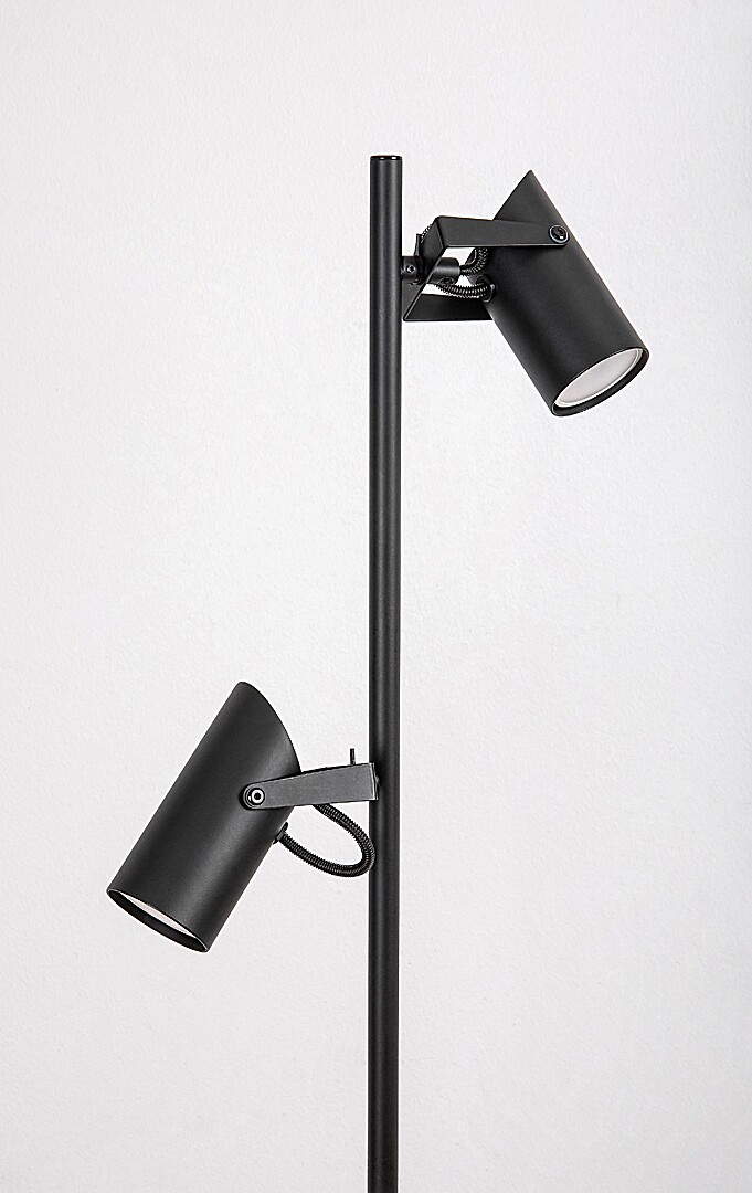 Lampadar Rabalux Maximilian GU10 GU10 2X MAX 10W   metal mat black stil industrial 230V, 50Hz IP20 73046 [2]