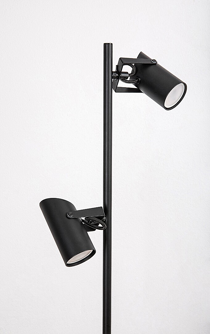 Lampadar Rabalux Maximilian GU10 GU10 2X MAX 10W   metal mat black stil industrial 230V, 50Hz IP20 73046 [3]