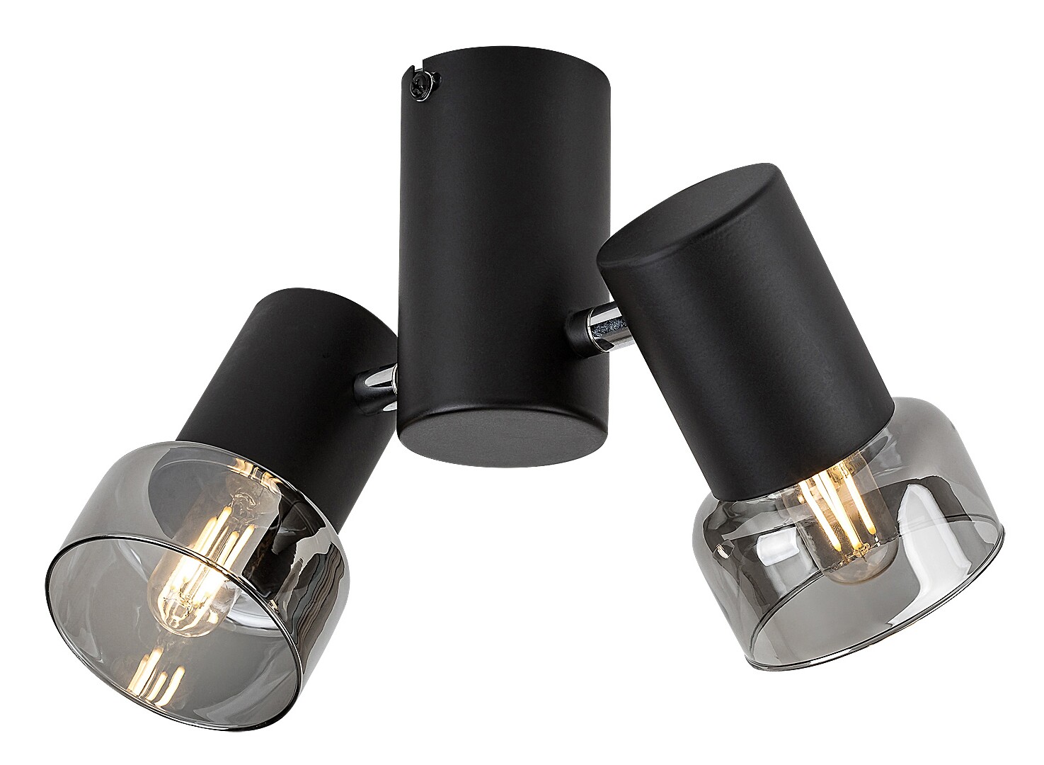 Spot aplicat reglabil Rabalux Hatice E14 E14 2x MAX 15W   metal black stil minimal 230V, 50Hz IP20 73053 [2]