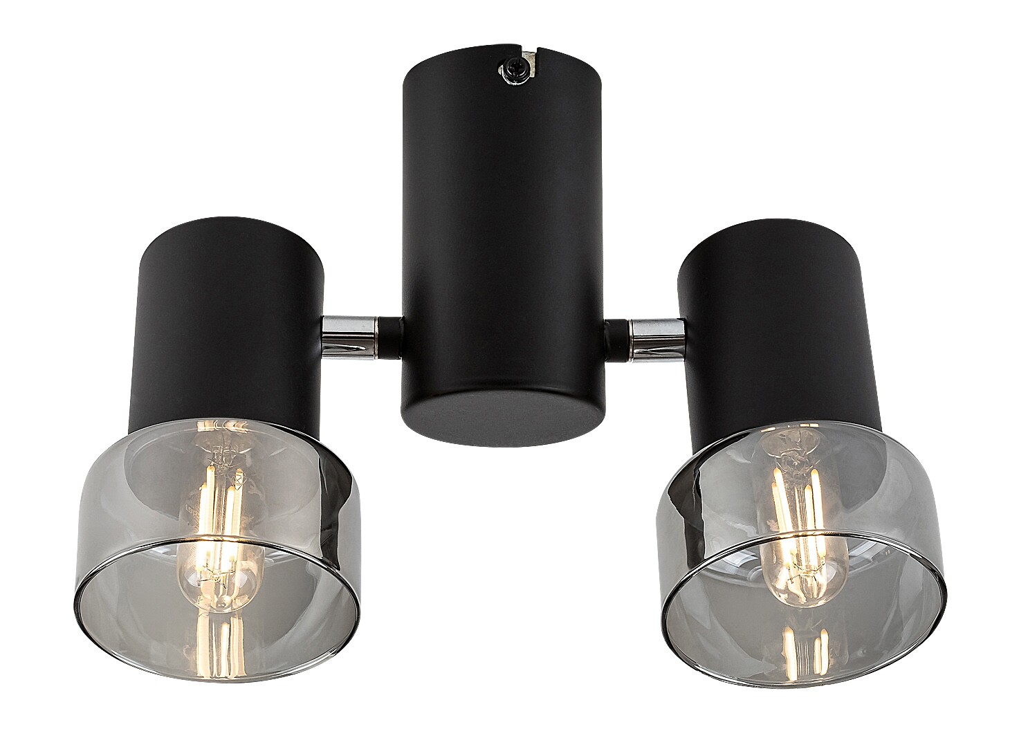 Spot aplicat reglabil Rabalux Hatice E14 E14 2x MAX 15W   metal black stil minimal 230V, 50Hz IP20 73053 [3]