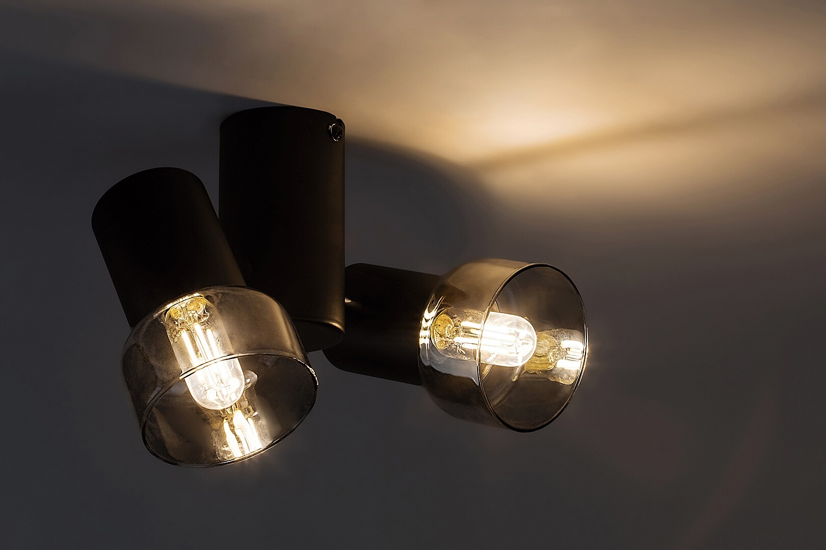 Spot aplicat reglabil Rabalux Hatice E14 E14 2x MAX 15W   metal black stil minimal 230V, 50Hz IP20 73053 [5]