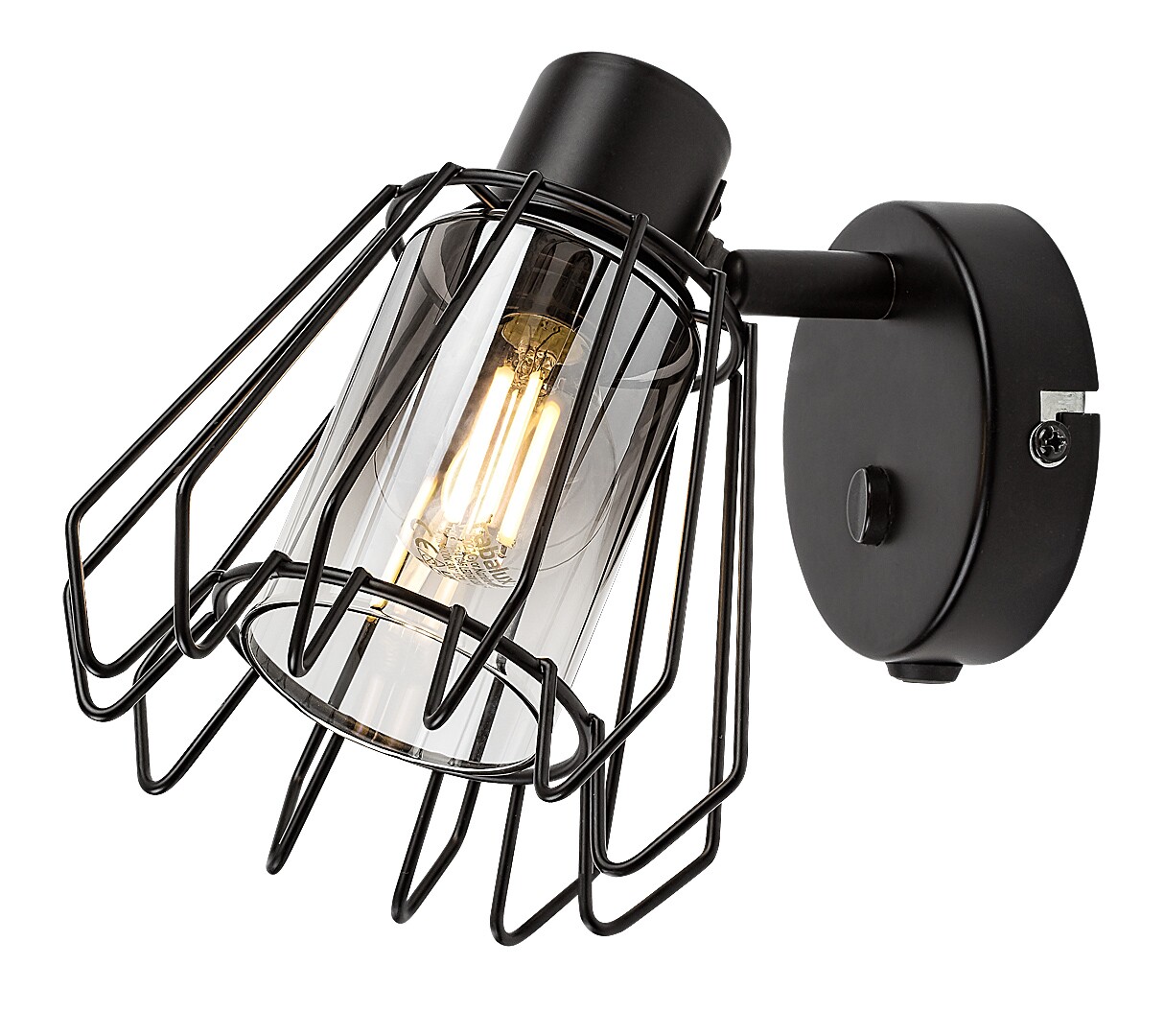 ILUMINAT - Aplica Rabalux Emerencia E14 E14 1x MAX 40W   metal black stil industrial 230V, 50Hz IP20 73067