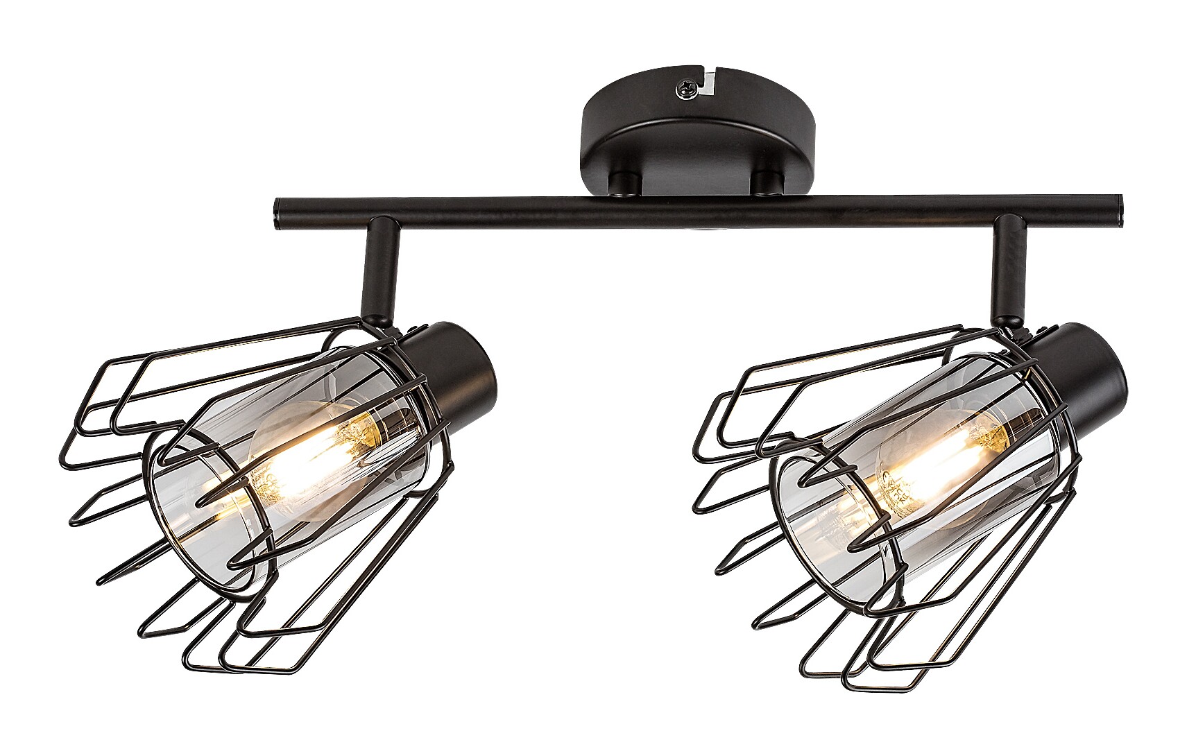 ILUMINAT - Plafoniera Rabalux Emerencia E14 E14 2x MAX 40W   metal black stil industrial 230V, 50Hz IP20 73068