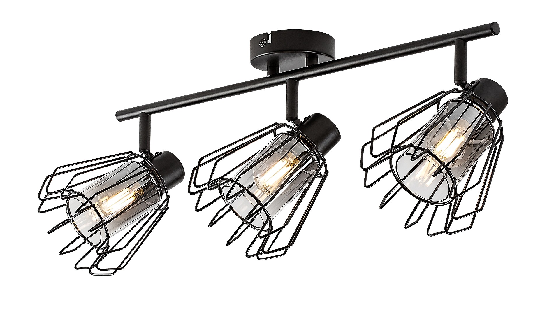 Plafoniera Rabalux Emerencia E14 E14 3x MAX 40W   metal black stil industrial 230V, 50Hz IP20 73069 [5]