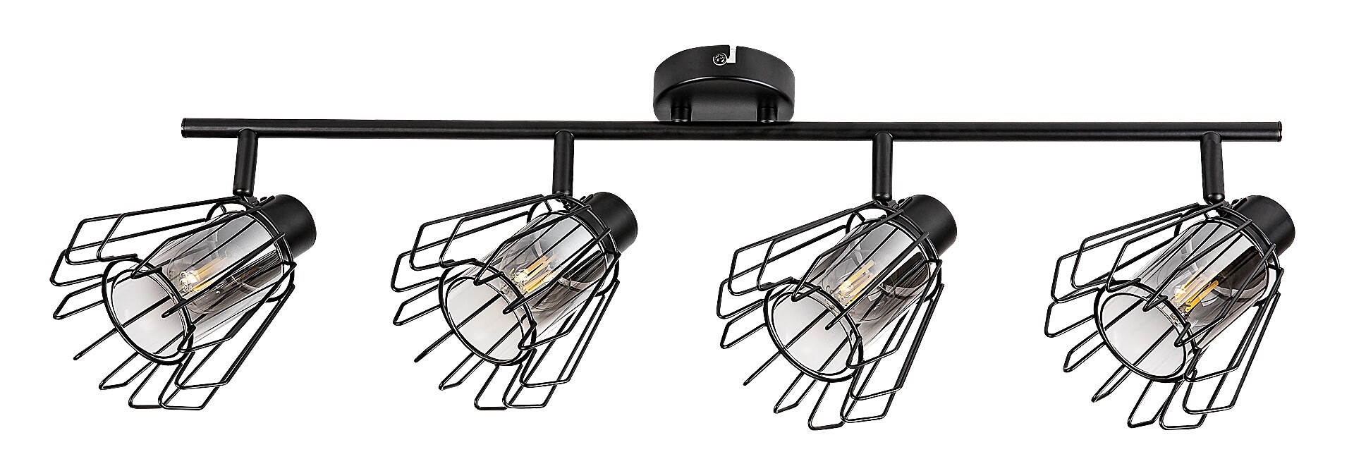 Plafoniera Rabalux Emerencia E14 E14 4x MAX 40W   metal black stil industrial 230V, 50Hz IP20 73070 [1]