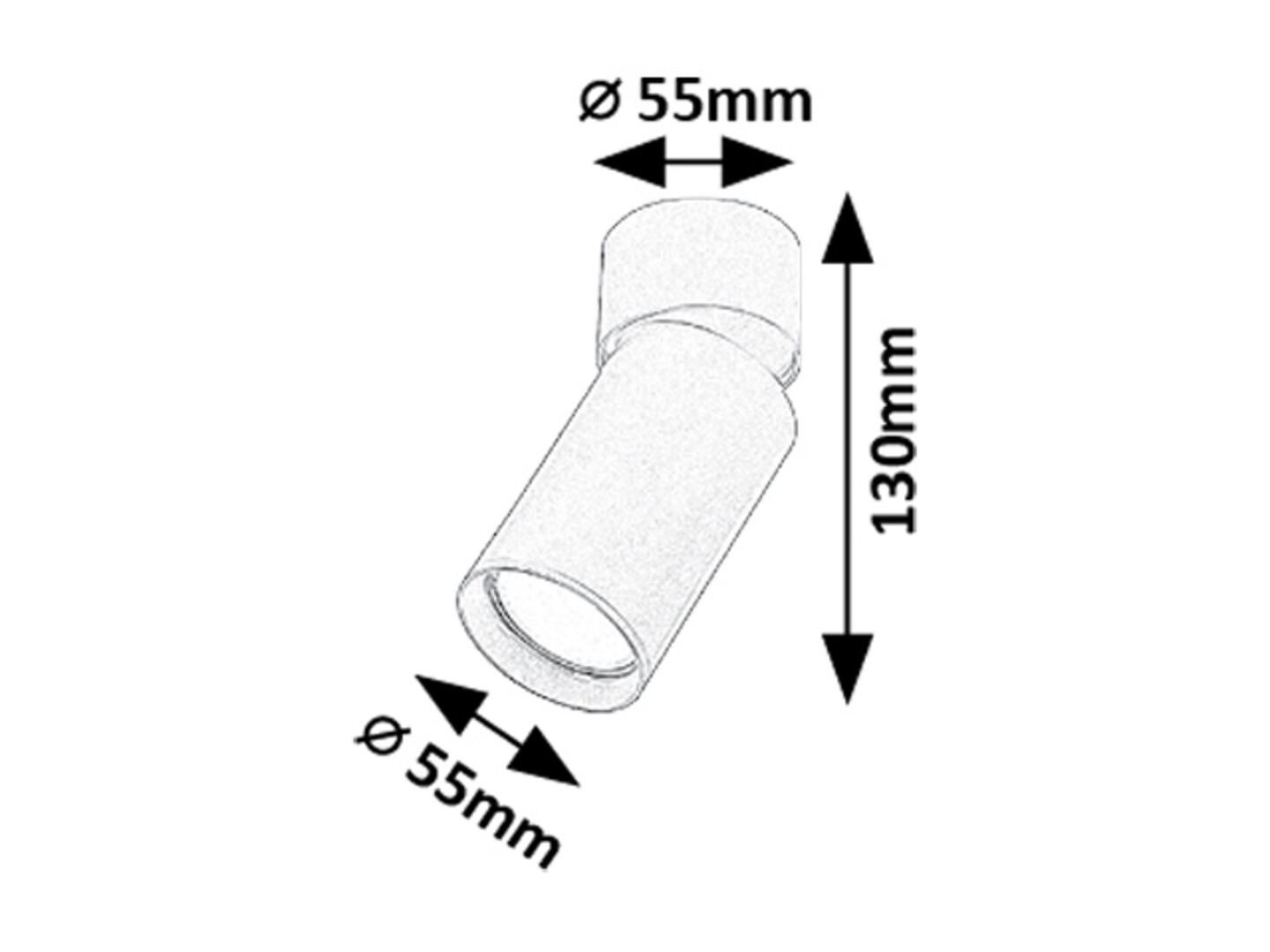 Spot aplicat reglabil Rabalux Mirina GU10 GU10 1X MAX 5W   metal gold stil minimal 230V, 50Hz IP20 73075 [4]