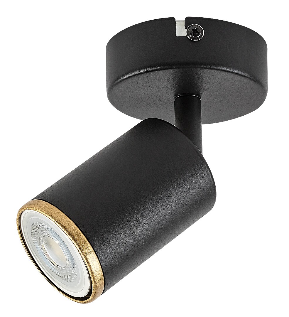 Aplica Rabalux Nolie GU10 GU10 1x MAX 15W   metal mat black stil modern 230V, 50Hz IP20 73107 [1]