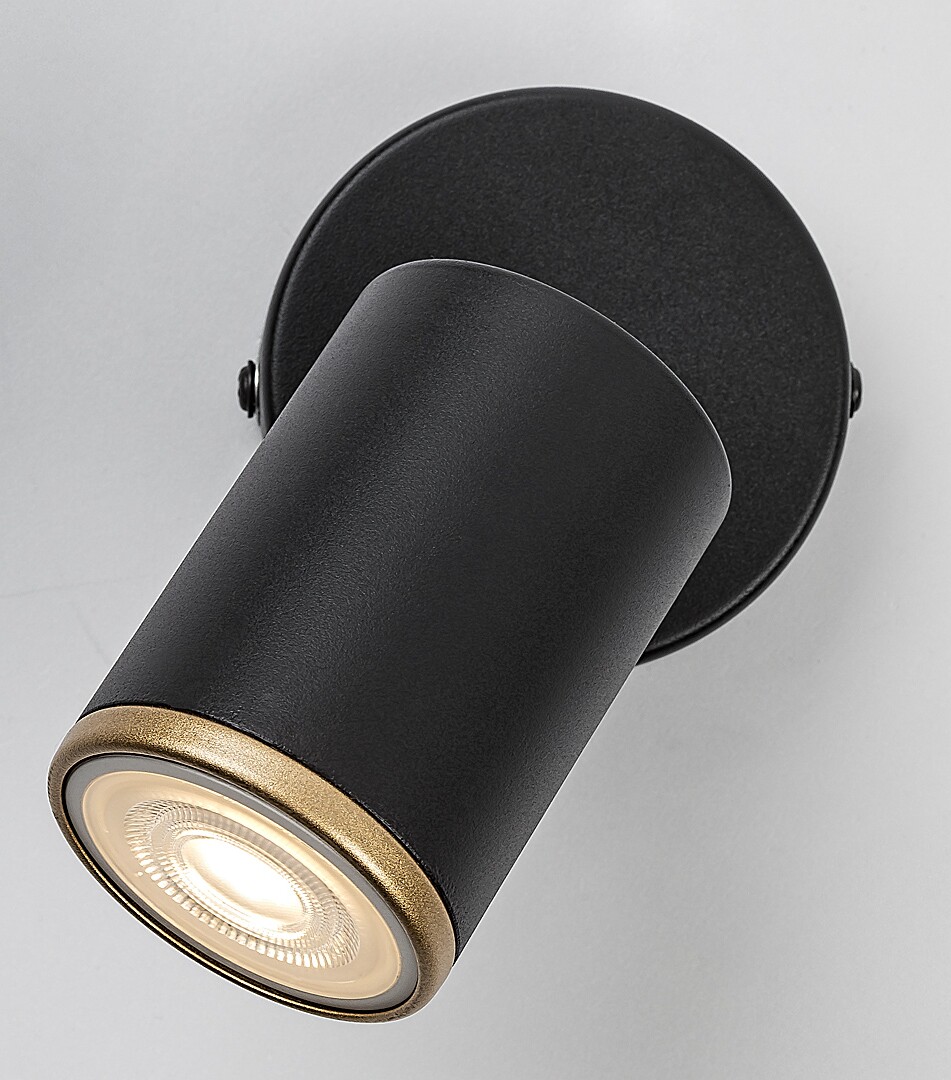 Aplica Rabalux Nolie GU10 GU10 1x MAX 15W   metal mat black stil modern 230V, 50Hz IP20 73107 [3]