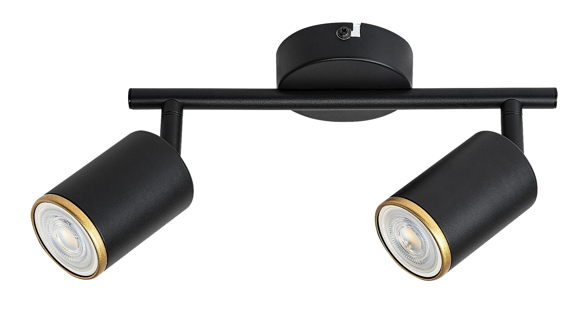 Plafoniera Rabalux Nolie GU10 GU10 2x MAX 15W   metal mat black stil modern 230V, 50Hz IP20 73108 [1]
