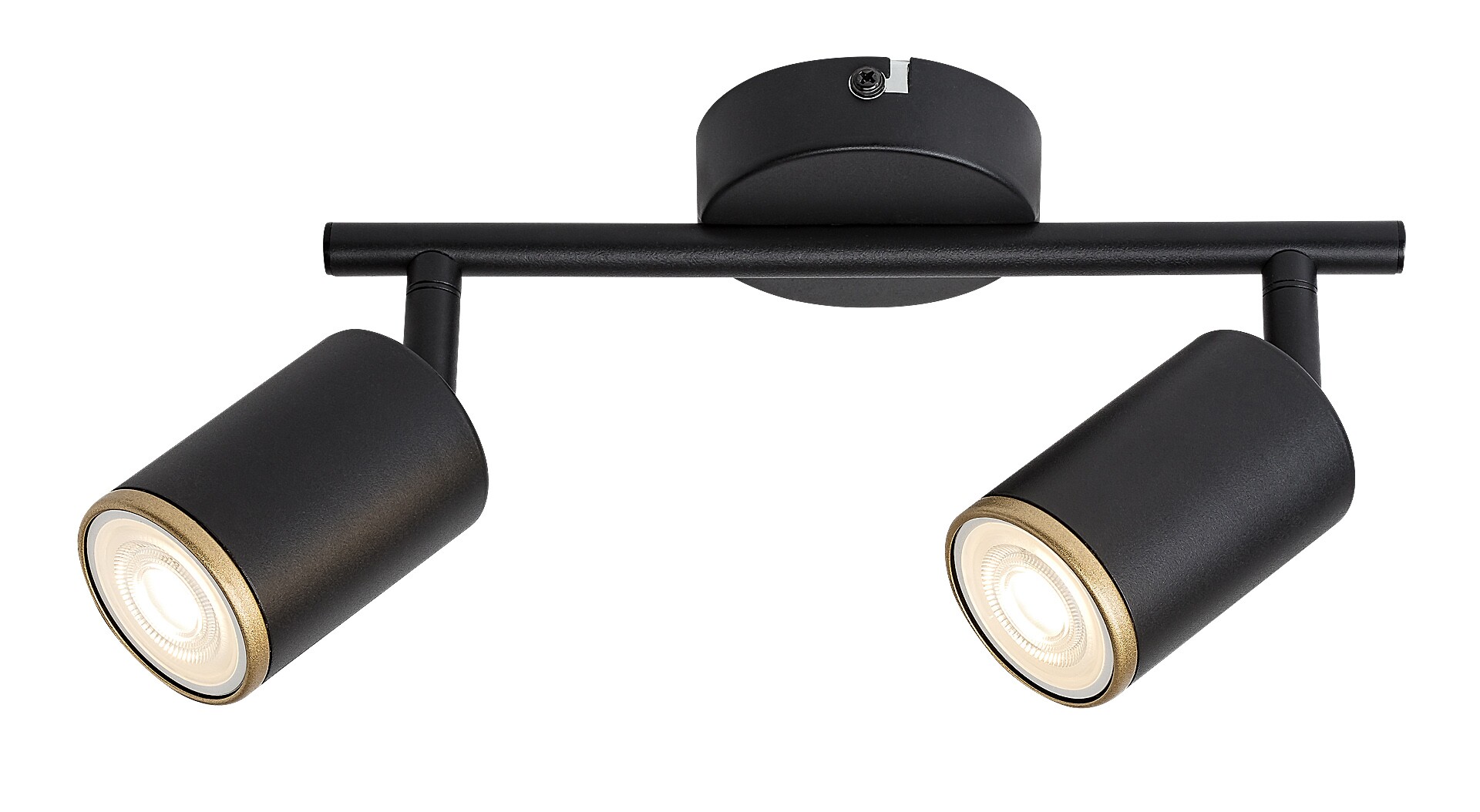 ILUMINAT - Plafoniera Rabalux Nolie GU10 GU10 2x MAX 15W   metal mat black stil modern 230V, 50Hz IP20 73108