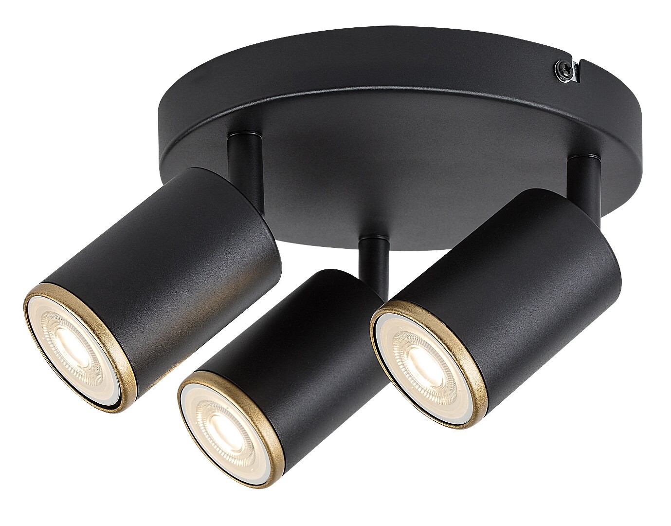 ILUMINAT - Plafoniera Rabalux Nolie GU10 GU10 3x MAX 15W   metal mat black stil modern 230V, 50Hz IP20 73109