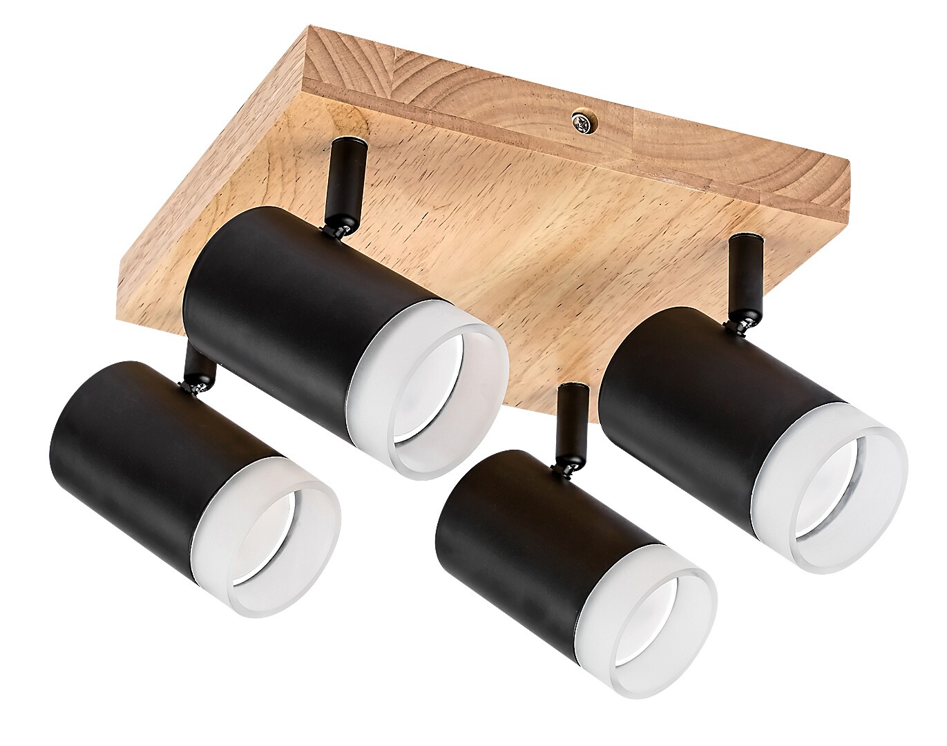 ILUMINAT - Plafoniera Rabalux Toras GU10 GU10 4X MAX 5W   lemn wood stil scandinav 230V, 50Hz IP20 73124