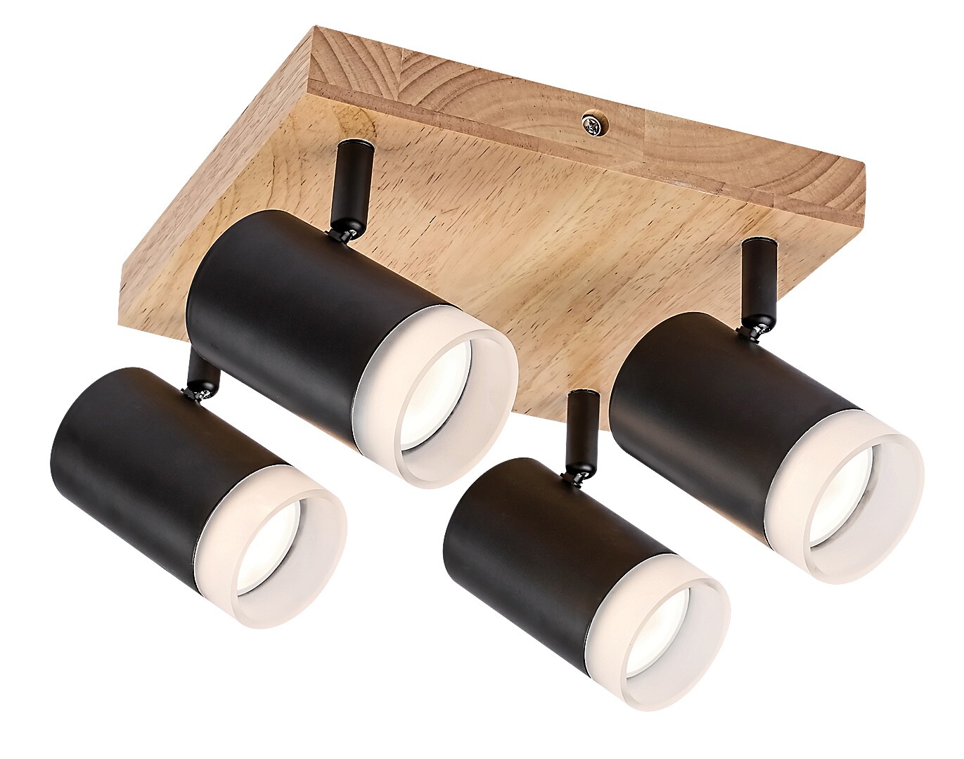 Plafoniera Rabalux Toras GU10 GU10 4X MAX 5W   lemn wood stil scandinav 230V, 50Hz IP20 73124 [1]