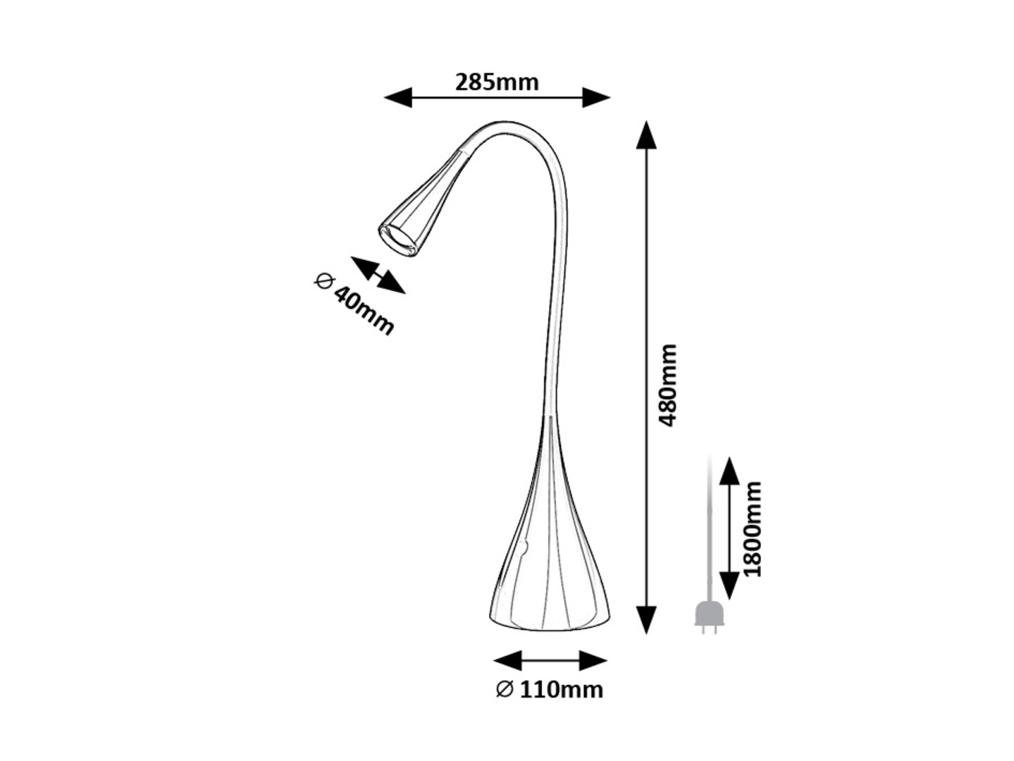 Veioza Rabalux Jeff2 LED 4W 270lm 3000 plastic white stil modern DC 12V IP20 74205 [3]