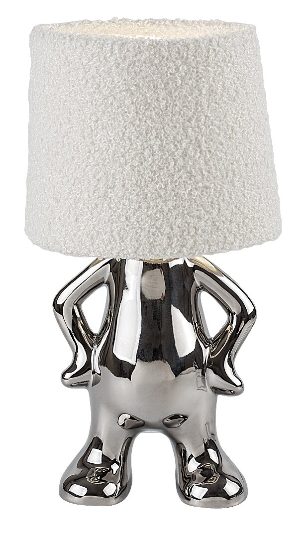 ILUMINAT - Veioza Rabalux Smurfy E14 E14 1x MAX 40W   ceramică chrome stil decor 230V, 50Hz IP20 74216