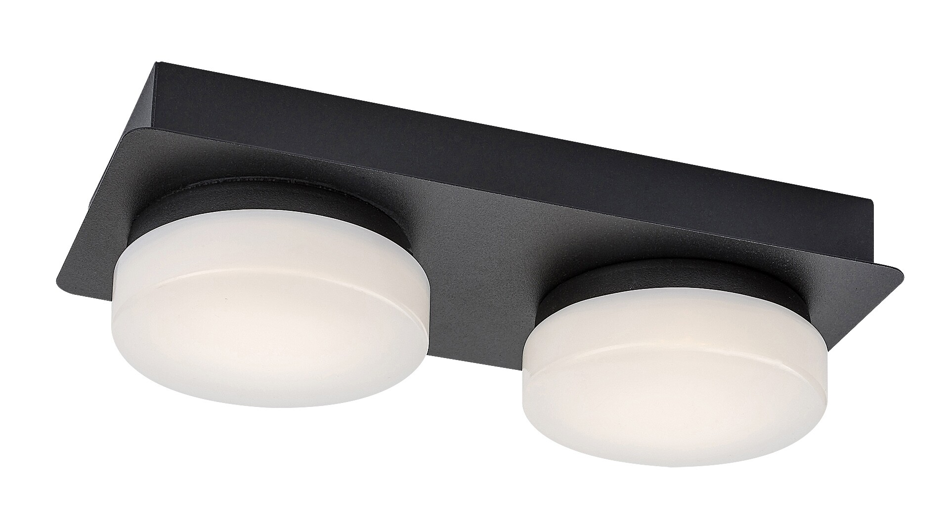 ILUMINAT - Plafoniera baie Rabalux Attichus LED 11W 1200lm 4000 metal mat black stil modern 230V, 50Hz IP44 75002