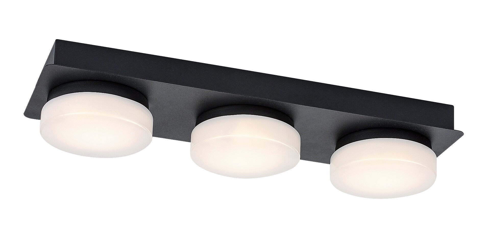 ILUMINAT - Plafoniera baie Rabalux Attichus LED 18W 1700lm 4000 metal mat black stil modern 230V, 50Hz IP44 75003
