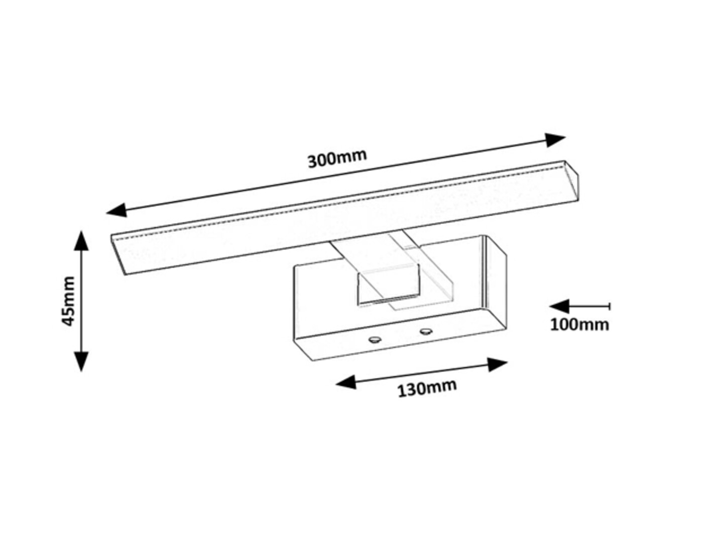 Aplica baie Rabalux Loric LED 6W 375lm 4000 plastic chrome stil modern 230V, 50Hz IP44 75023 [6]