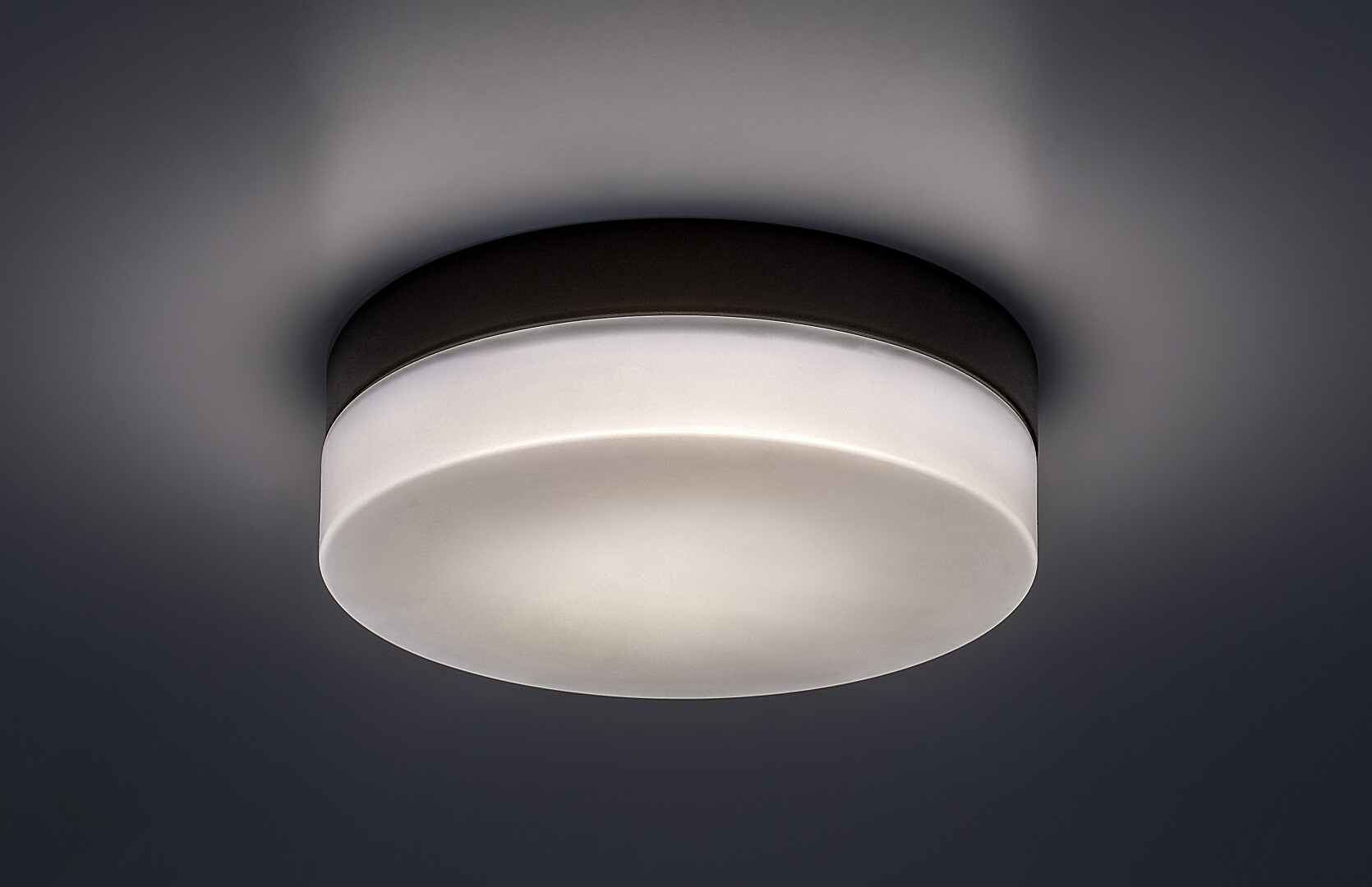 Plafoniera baie Rabalux Gaelo LED 15W 1150lm 4000 metal black stil tehnic 230V, 50Hz IP44 75025 [2]