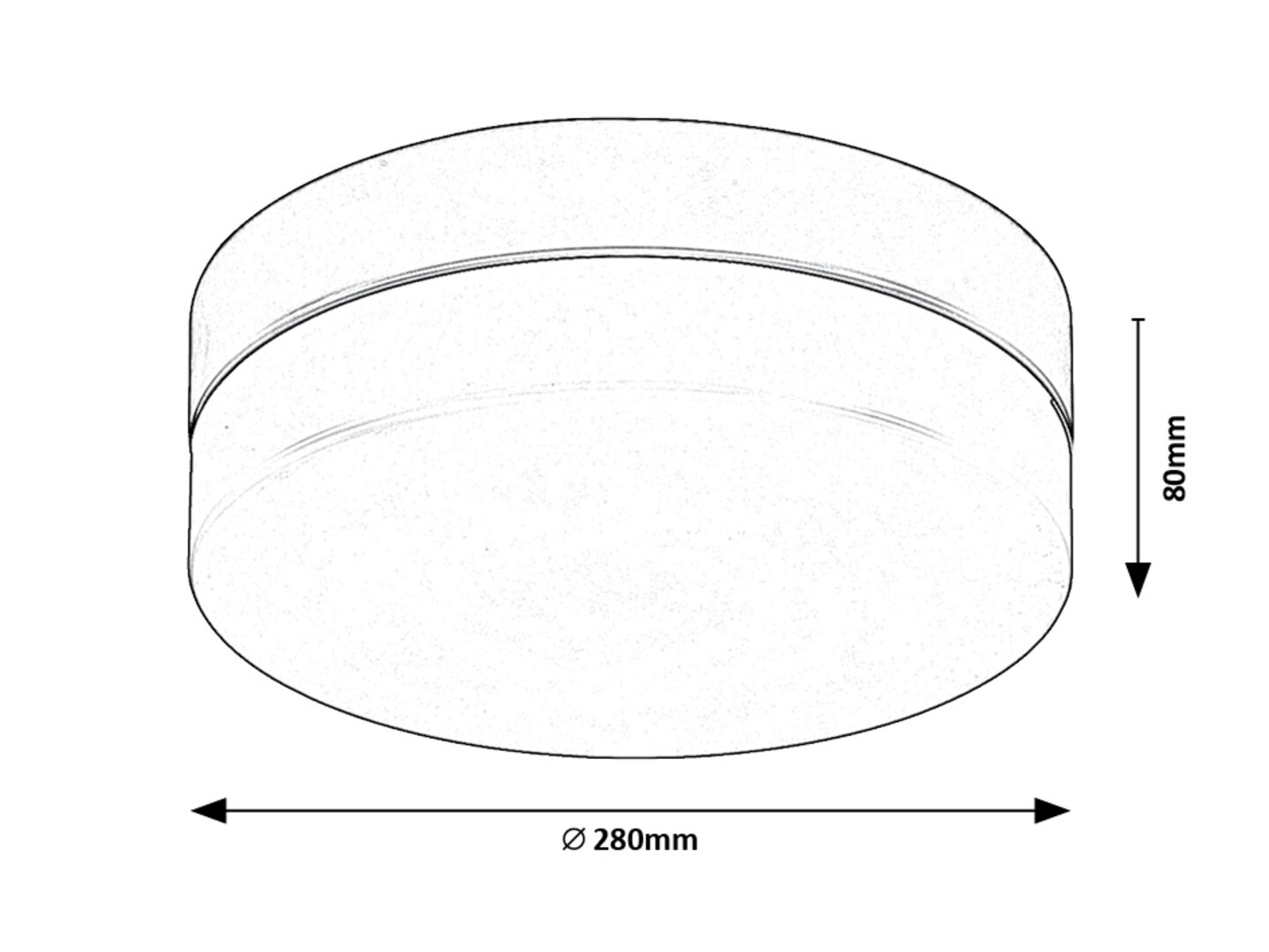 Plafoniera baie Rabalux Gaelo LED 18W 1370lm 4000 metal black stil tehnic 230V, 50Hz IP44 75026 [5]