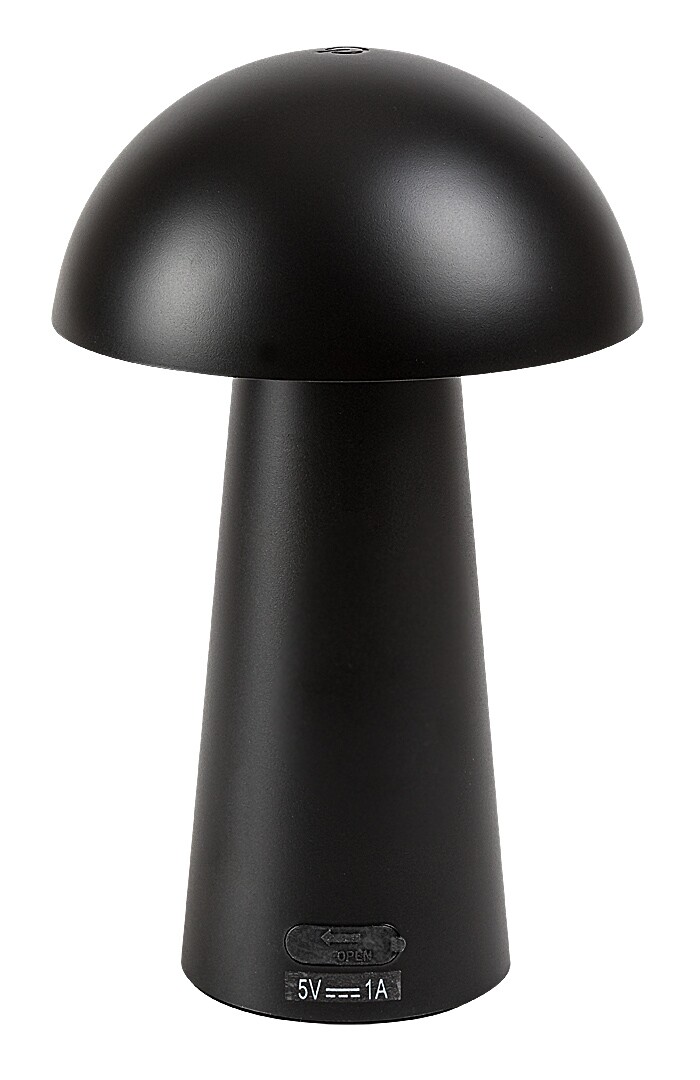 Veioza reincarcabila Rabalux Mireo LED 1,5W 50lm 3000 plastic black stil  DC 5V IP44 76036 [1]