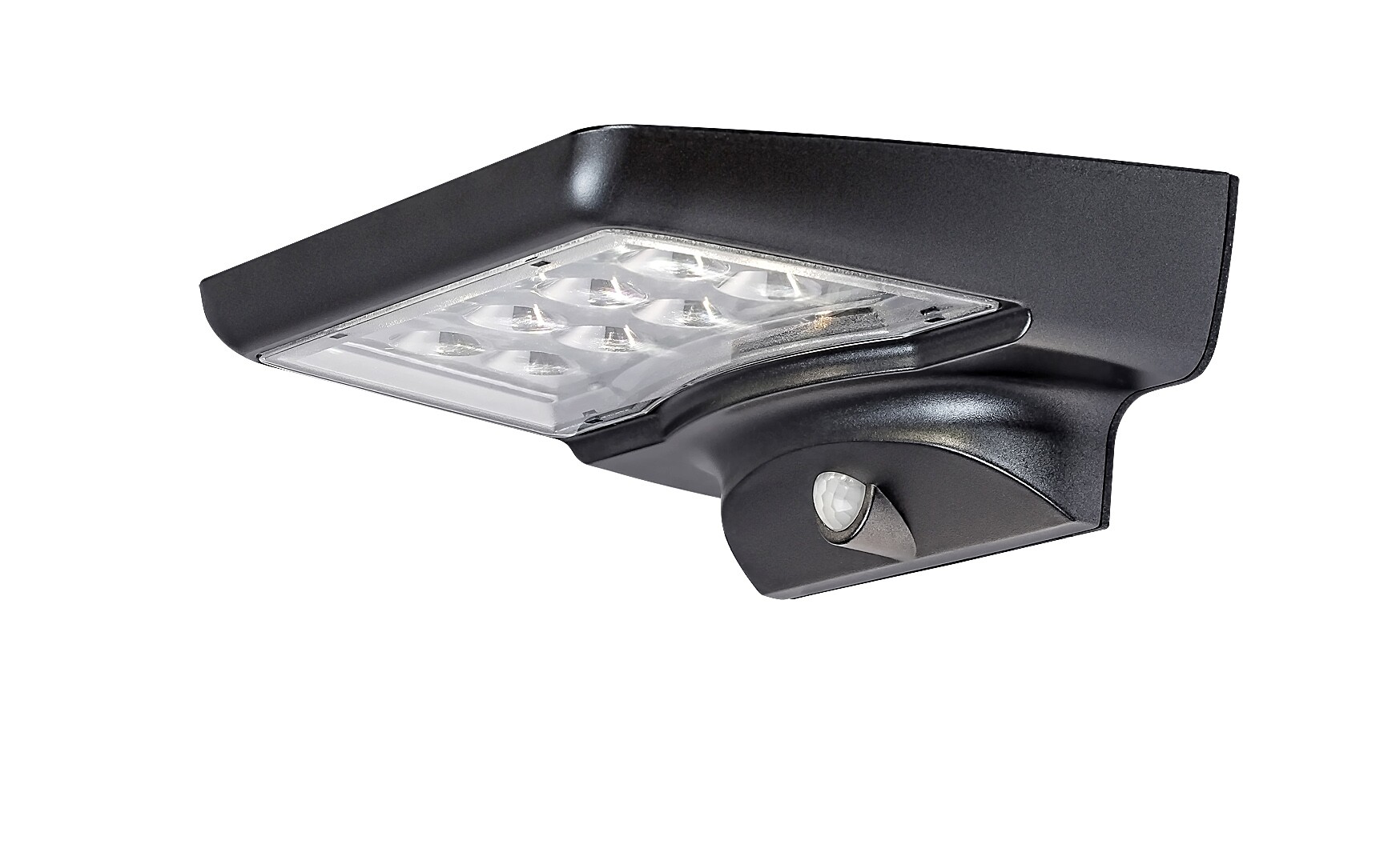 ILUMINAT - Aplica exterior solara Rabalux Moselle LED 4W 300lm 4000K plastic black stil modern DC 3.7V IP44 77014