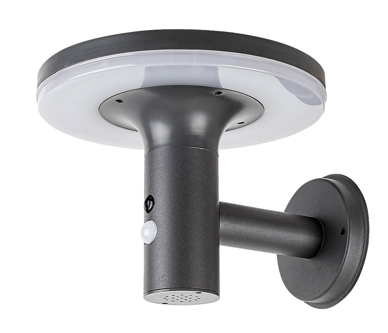 Aplica exterior solara Rabalux Alaska LED 10W 250lm 4000K oţel inoxidabil anthracite stil modern DC 3.7V IP44 77017 [1]