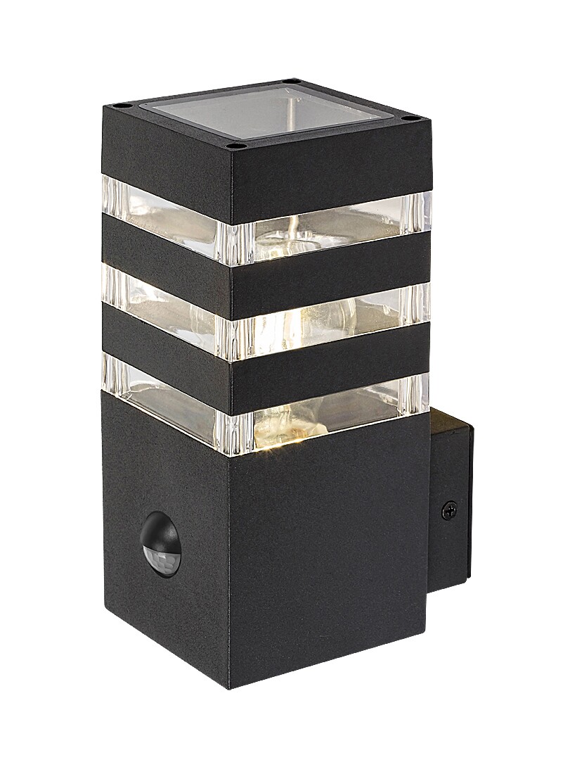 Aplica exterior cu senzor Rabalux Ankara E27    aluminiu anthracite stil modern 230V, 50Hz IP44 77025 [1]