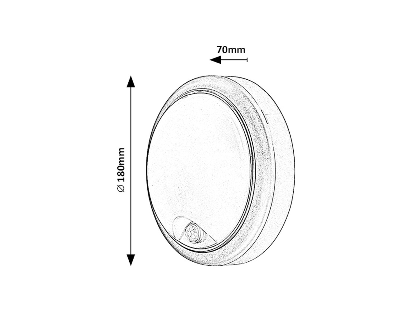 Aplica exterior Rabalux Hitura LED 15W 1350lm 4000K plastic black stil modern 230V, 50Hz IP54 77028 [4]
