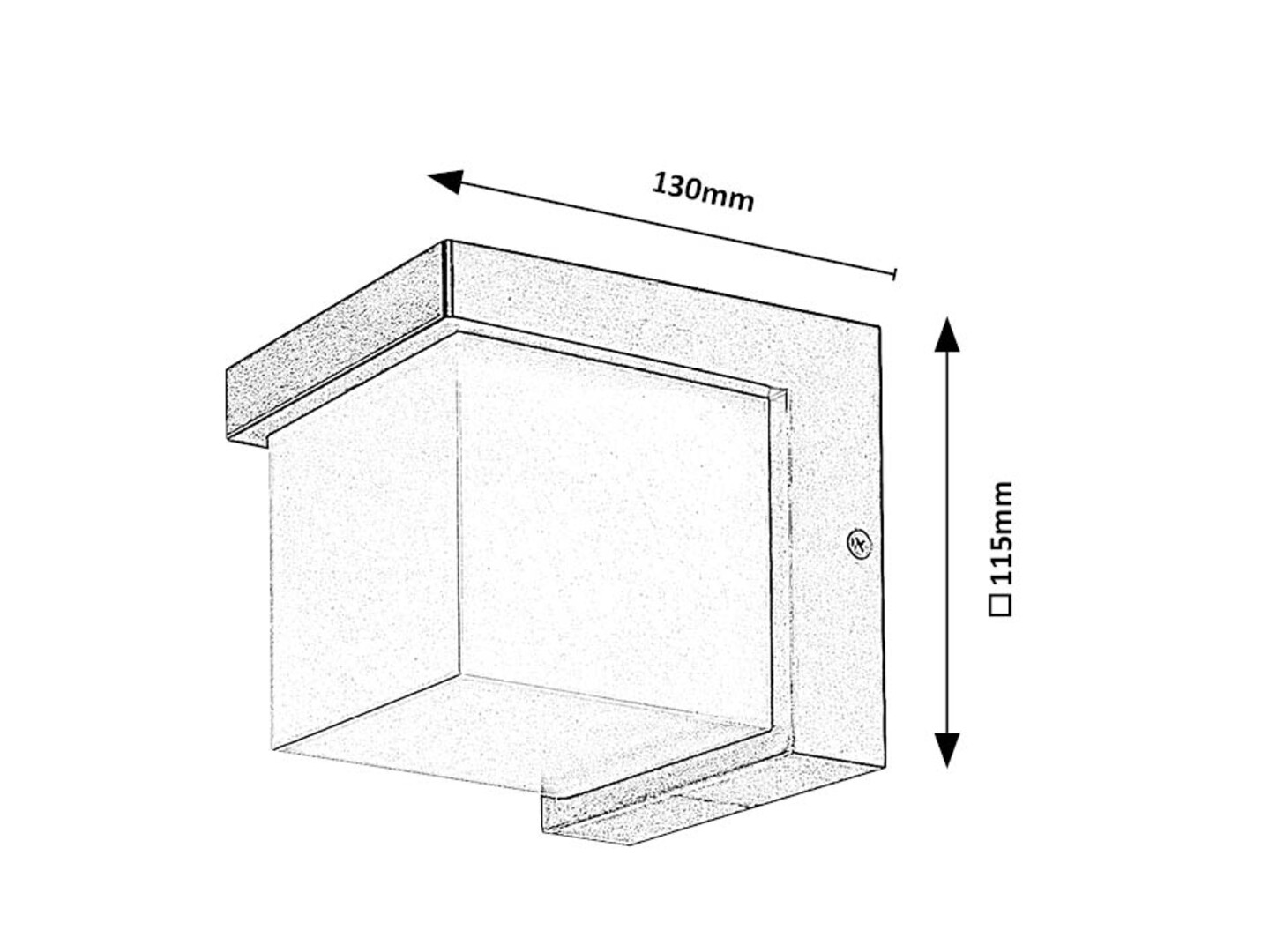 Aplica exterior Rabalux Andelle LED 10W 500lm 3000K plastic black stil modern 230V, 50Hz IP54 77095 [5]