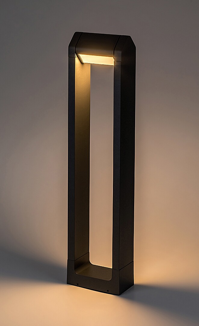 Stalp exterior Rabalux Medna LED 8W 530lm 3000K aluminiu anthracite stil modern 230V, 50Hz IP54 77104 [2]