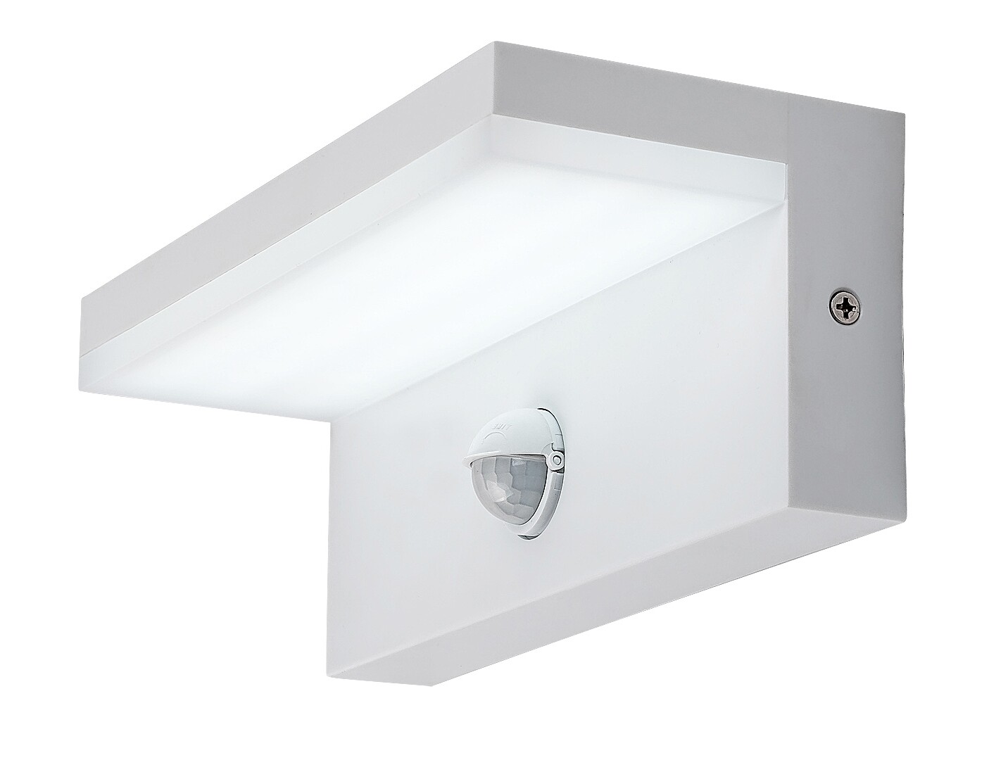 ILUMINAT - Aplica exterior cu senzor Rabalux Zaragoza LED 9W 850lm 2700K, 4000K, 6500K plastic white stil modern 230V, 50Hz IP54 77116