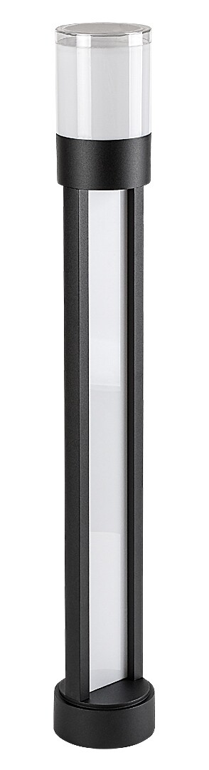Stalp exterior Rabalux Leitha LED 12W 700lm 3000K aluminiu black stil modern 230V, 50Hz IP44 77132 [1]
