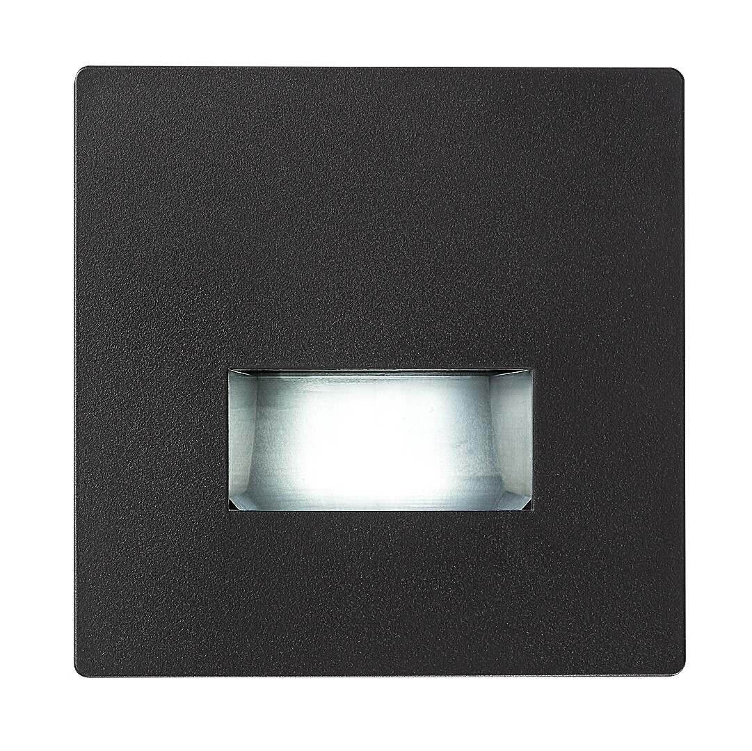Spot incastrat trepte Rabalux Lunca LED 1W 15lm 3000, 4500, 6500 plastic black stil minimal 230V, 50Hz IP20 77195 [5]