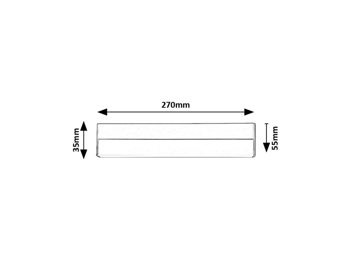 Aplica baie Rabalux Band2 LED 7W 550lm 4000 aluminiu white stil tehnic 230V, 50Hz IP20 78046 [6]