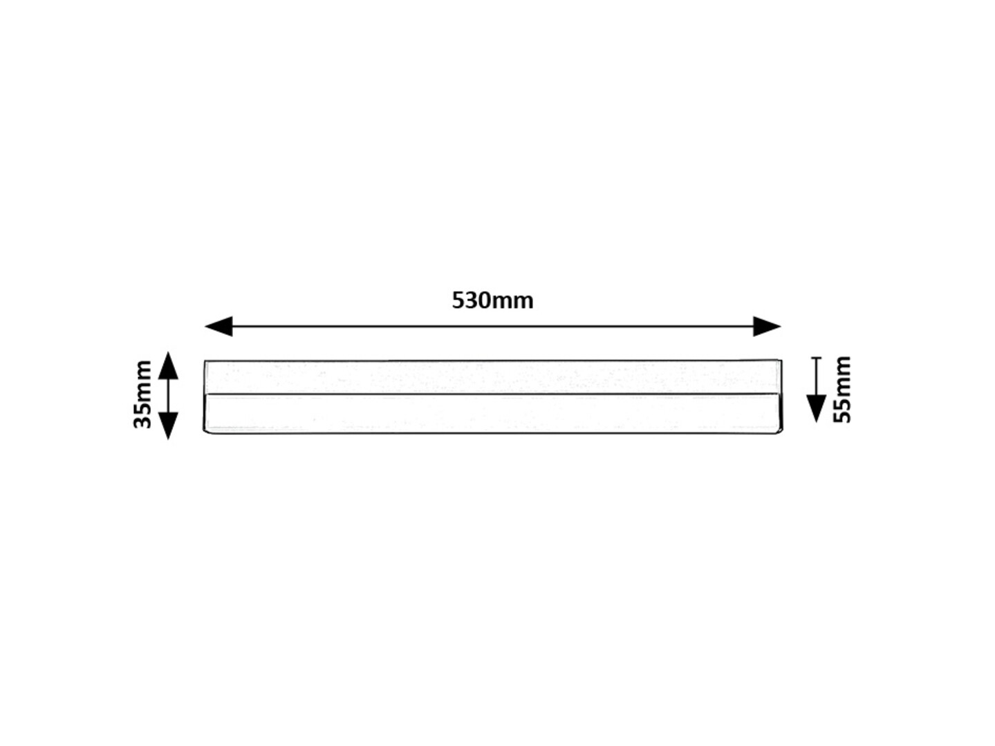 Aplica baie Rabalux Band2 LED 14W 1050lm 4000 aluminiu black stil tehnic 230V, 50Hz IP20 78047 [6]