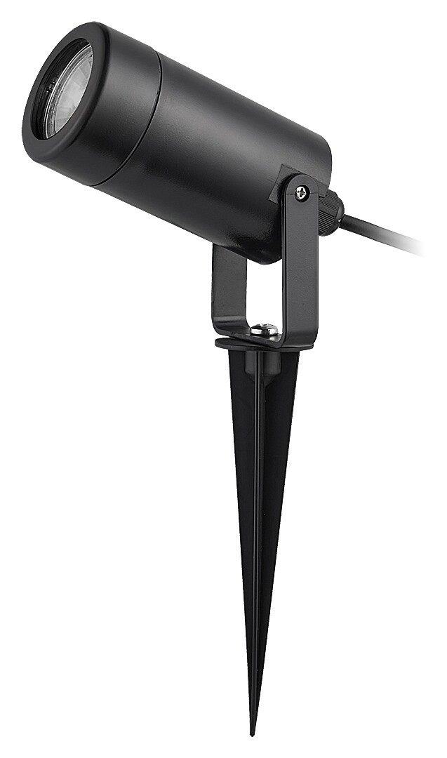 ILUMINAT - Proiector exterior fatade/plante Rabalux Krobia GU10    plastic black stil funcțional 230V, 50Hz IP65 7814