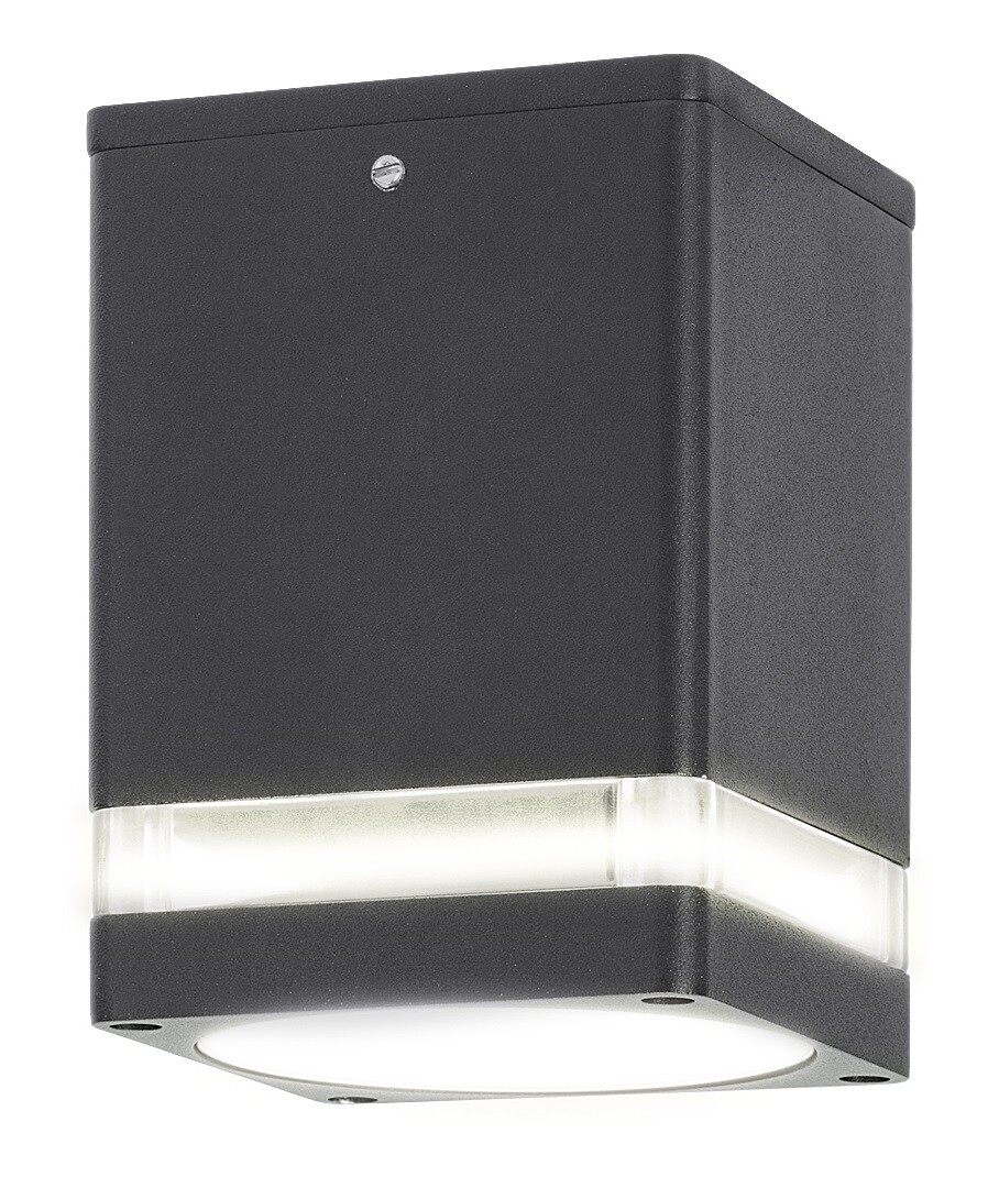 ILUMINAT - Spot exterior aplicat Rabalux Zombor GU10    aluminiu anthracite stil modern 230V, 50Hz IP54 7818